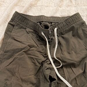Olive Green Drawstring pants Vuori